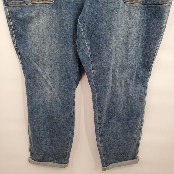 Judy Blue High Waist Jogger Jeans Denim Pants Women Size Plus 24W NWT Dark Wash - Picture 3 of 16